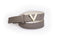 Valentino Divina - Kledingriem - PU met V-vormige gesp - Taupe - Maat S (100 cm)