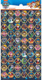Funny Products Stickers Mighty Pups 20 X 10 Cm Navy 60 Stuks
