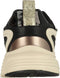 POSH by Poelman LOLA - Dames sneakers - Chunky zool - Zwart met goud