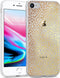 iMoshion Hoesje Geschikt voor iPhone SE (2022) / SE (2020) / 8 / 7 / 6s / 6 Hoesje Siliconen - iMoshion Design hoesje - Goud / Transparant / Allover de luxe