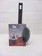Excellent Houseware Steelpan met Deksel - 18 cm - Zwart
