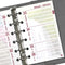 Kalpa 125 x 80 mm Pocket 6 Ring Diary Inleg 1 Week per 2 Paginas NL EN 2025