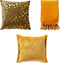 Dutch Decor VOORDEELSET GOLDEN TOUCH - Set van 3 - Lewis & Tino & Florijn - Golden Glow - Geel & Military Olive - Groen - Inclusief binnenkussen