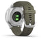 Garmin vívomove Style - Smartwatch - 24/7 gezondheidsmonitoring - Zilver/Groen