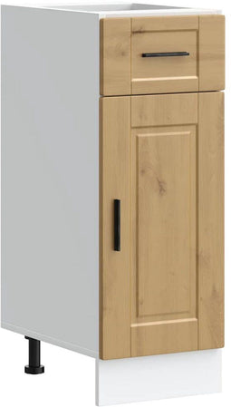 vidaXL - Keuken - onderkast - "Porto" - bewerkt - hout - artisanaal - eikenkleur