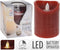 Ledkaars Dansvlam Rood + Timer