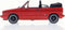 Solido Volkswagen Golf MKI 1992 rot 1:43 Auto