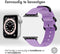 iMoshion Bandje Geschikt voor Apple Watch Bandje Series 1 / 2 / 3 / 4 / 5 / 6 / 7 / 8 / 9 / SE - 38 / 40 / 41 mm - iMoshion Nylon band - Paars