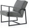 Furnilux - Fauteuil Isaac - Fauteuils Met Armleuning - Fauteuil Relax - Lounge Stoel - Grijs Brave