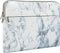 Trendfield 13.3 Inch Laptophoes - Sleeve - Waterafstotend - Wit Marmer
