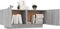vidaXL - Tv-meubel - 100x35x40 - cm - bewerkt - hout - grijs - sonoma - eikenkleurig