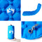 vidaXL - Kampeermatras - opblaasbaar - 190x58x6 - cm - 1-persoons - blauw