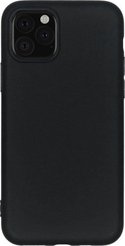 iMoshion Hoesje Geschikt voor iPhone 11 Pro Hoesje Siliconen - iMoshion Color Backcover - Zwart