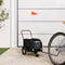 vidaXL - Hondenfietstrailer - oxford - stof - en - ijzer - zwart