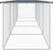 vidaXL - Kippenhok - met - dak - 403x98x90 - cm - gegalvaniseerd - staal - antraciet