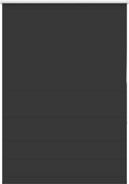 vidaXL - Rolgordijn - verduisterend - 115x130 - cm - stofbreedte - 110,7 - cm - zwart