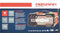 Absaar Acculader - Jumpstarter 6/12 Volt 25-120 Ah 12 Ampère - Rood