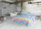 Set beddengoed Lois HIPPY Blauw Bed van 90