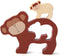 Trixie Houten babypuzzel - Mr. Monkey