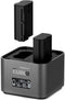 Hähnel ProCube2 - DSLR Lader - Dubbele lader voor 2 Nikon accu's - Zilver