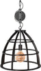 LABEL51 Hanglamp Fuse - Staal - Industrieel - 47x47x42 cm - Zwart