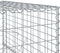 vidaXL - Schanskorf - 1100x100x150 - cm - gegalvaniseerd - ijzer - zilverkleurig