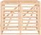 vidaXL - Containerberging - dubbel - massief - grenenhout