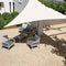 Schaduwdoek driehoek - beige - 5x5x5m - waterdicht polyester