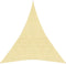 vidaXL - Zonnezeil - 160 - g/m² - 3x4x4 - m - HDPE - beige