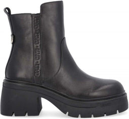 Liu Jo Carrie 06 - Enkellaarzen - Leer - Hakhoogte 3-4 cm - Zwart (39)