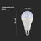 V-TAC VT-2015-N LED Lampen - GLS E27 - IP20 - 15 Watt - 1521 Lumen - 6500K