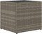 vidaXL - Plantenbak - 36x30x32 - cm - poly - rattan - grijs
