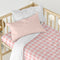 Onderlaken HappyFriday BASIC KIDS Roze 60 x 120 x 14 cm Vichy
