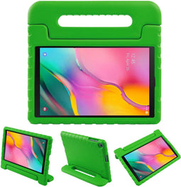 iMoshion Tablet Hoes Kinderen Geschikt voor Samsung Galaxy Tab A 10.1 (2019) - iMoshion Kidsproof Backcover met handvat - Groen