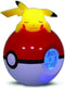 Teknofun Pokéball Wekkerradio - FM-Radio - LED-verlichting - Pikachu
