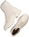 Guess Razieli - Biker boots - Vetersluiting met logo G print - Creme