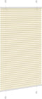 vidaXL - Plissé - rolgordijn - 80x100 - cm - stofbreedte - 79,4 - cm - polyester - crème