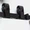 Intersteel Basic Top - Schuifdeursysteem - 2 stalen rails 100 cm - Mat zwart
