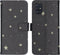 iMoshion Hoesje Geschikt voor Samsung Galaxy A51 Hoesje Met Pasjeshouder - iMoshion Design Softcase Bookcase - Goud / Meerkleurig / Zwart / Stars Gold
