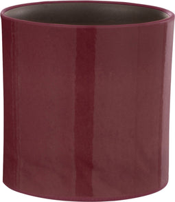 J-Line bloempot Flek - keramiek - fuchsia - small - Ø 16.5 cm