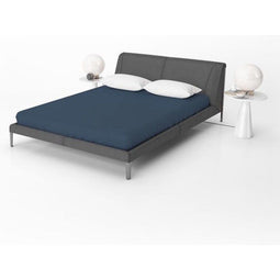 Beau Maison Jersey cotton hoeslaken blue - 60 x 120 cm