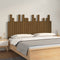 vidaXL - Hoofdbord - wandmontage - 146,5x3x80 - cm - grenenhout - honingbruin