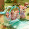 Sylvanian Families 5801 Baby hertjes- bloemen schommel- 3 fluweelzachte speelfiguren
