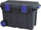 Raaco ToolChest 100 - Gereedschapskar - 2 uitneembare trays - Zwart/Blauw