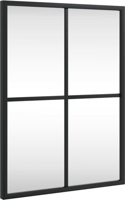 vidaXL - Wandspiegel - rechthoekig - 30x40 - cm - ijzer - zwart