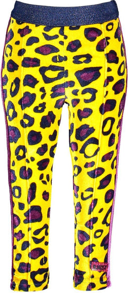 B.Nosy AO panther - Broek - Velours met elastische tailleband - Maat 86