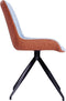 Feel Furniture - Eetkamerstoel - Fynn - Cognac-blauw