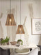GOOD&MOJO Hanglamp Merapi - Bamboe/Zwart - 40x40x42cm - Modern - Hanglampen Eetkamer, Slaapkamer, Woonkamer