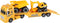 Rapid Wheels Autotransporter + 2 Bouwvoertuigen + Licht En Geluid