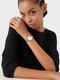 Emporio Armani AR11445 - Dameshorloge 32 mm - Zilveren wijzerplaat - Roestvrijstalen armband